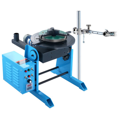 50KG Rotary Welding Positioner 0-90° Positioning Turntable 0.5-6RPM