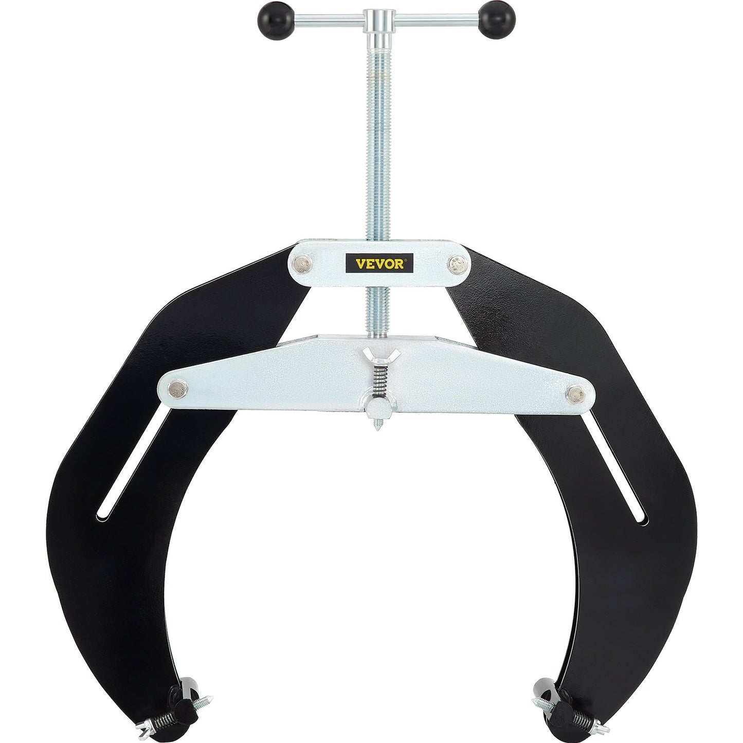 Ultra Clamp, 5 till 12 i diameter, höghållfast rörklämma med snabbverkande skruvar, stålrörsuppriktningsverktyg med lätt design, svart