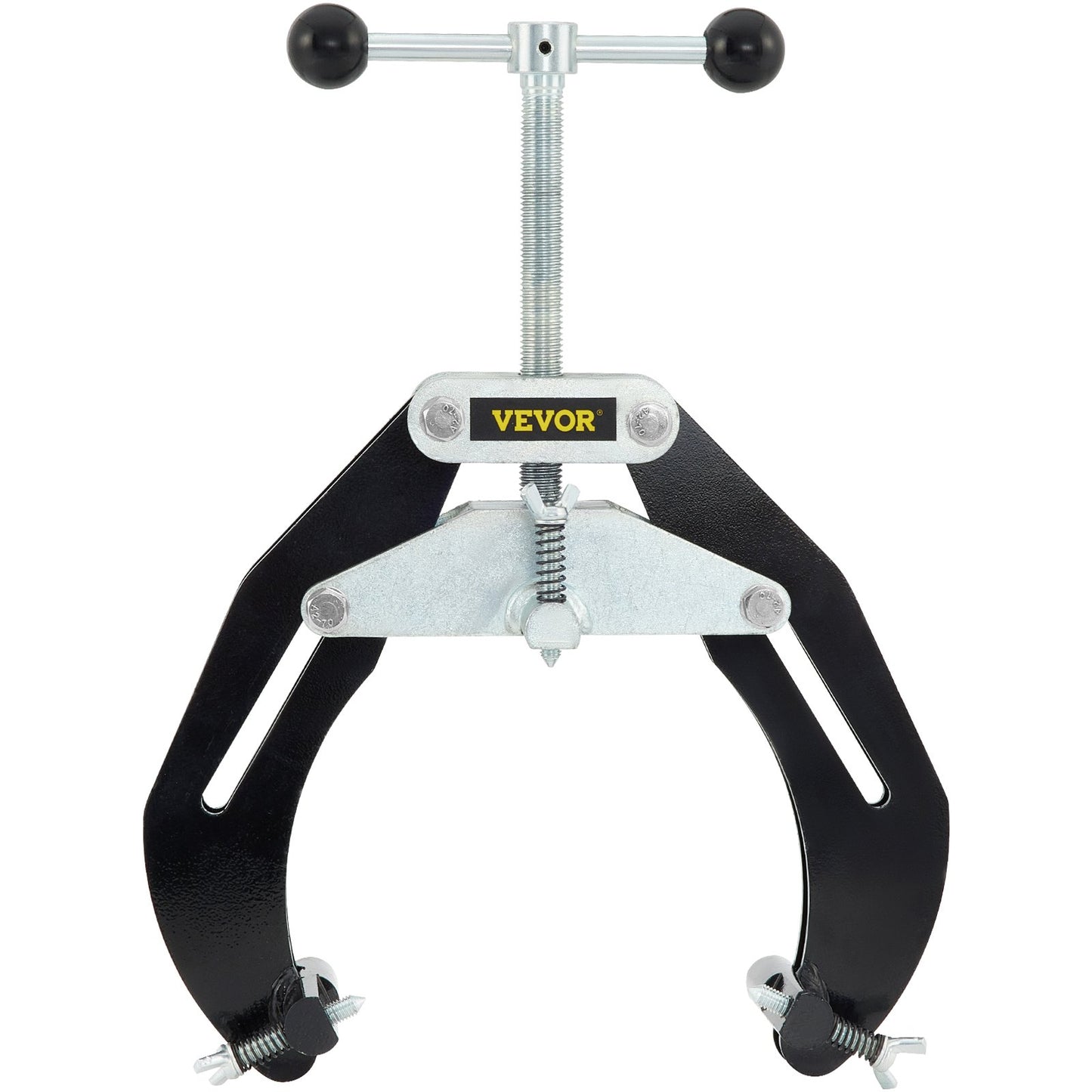 Ultra Clamp, 2 bis 6 Zoll Durchmesser, hochfeste Rohrschelle mit Schnellspannschrauben, Stahlrohr-Einstellwerkzeug mit leichtem Design, schwarz