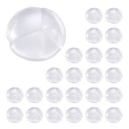 Corner Protectors Baby Proofing, 24 Pack, Clear & Transparent Table Corner Guards Covers for Baby Safety, 1.34-inch Depth, 0.28-inch Thickness, Strong Adhesive, Cushion for Furniture Sharp Edges