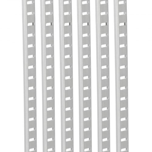 Regalschiene 72,3 Zoll, 20er-Pack verstellbare wandmontierte Stahlregale, Pilaster | EU