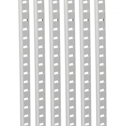 Regalschiene 72,3 Zoll, 20er-Pack verstellbare wandmontierte Stahlregale, Pilaster | EU