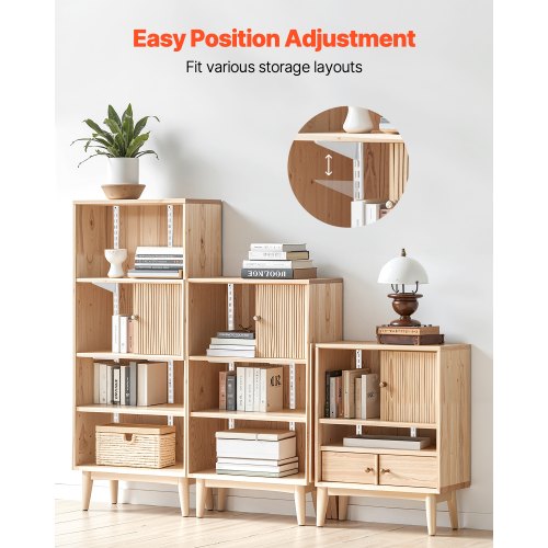 hyllskena 60 tum 5-pack justerbar stålväggmonterad hylla pilaster