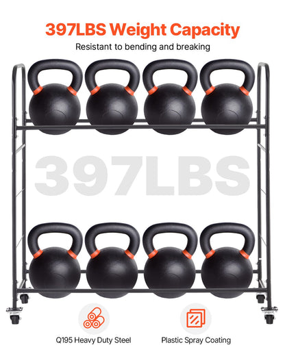 Rullande däckförvaringsställ 2-hyllad däckhållare Rymmer upp till 12 standarddäck