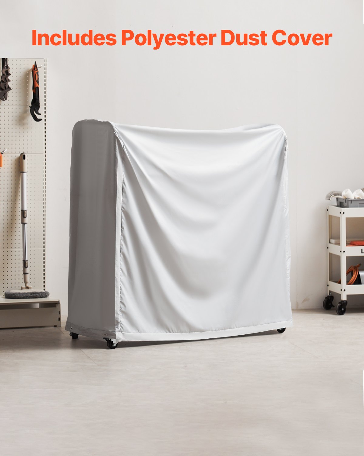 Rullande däckförvaringsställ 2-hyllad däckhållare Rymmer upp till 12 standarddäck