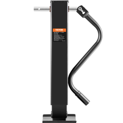 Trailer Jack, Trailer Tongue Jack Svetsning på 12000 lb Viktkapacitet, Trailer Jack Stativ med handtag för att lyfta RV Trailer, Häst Trailer, Utility Trailer, Yacht Trailer