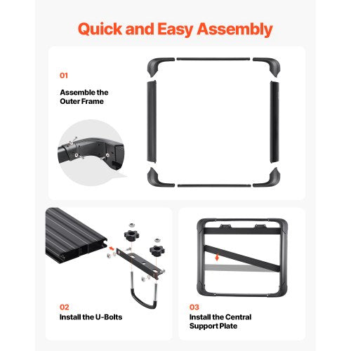 Dachgepäckträger-Gepäckträgerkorb 48 x 40 x 5,6 Zoll Autodachgepäckträger | EU