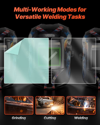 Welding Helmet Outer Cover Lens, 20PCS 4.76" x 4.65" Outside Replacement Lens, Filter Protective Clear Covers Compatible with CRIUS/METIS Series Auto Darkening Welding Helmets