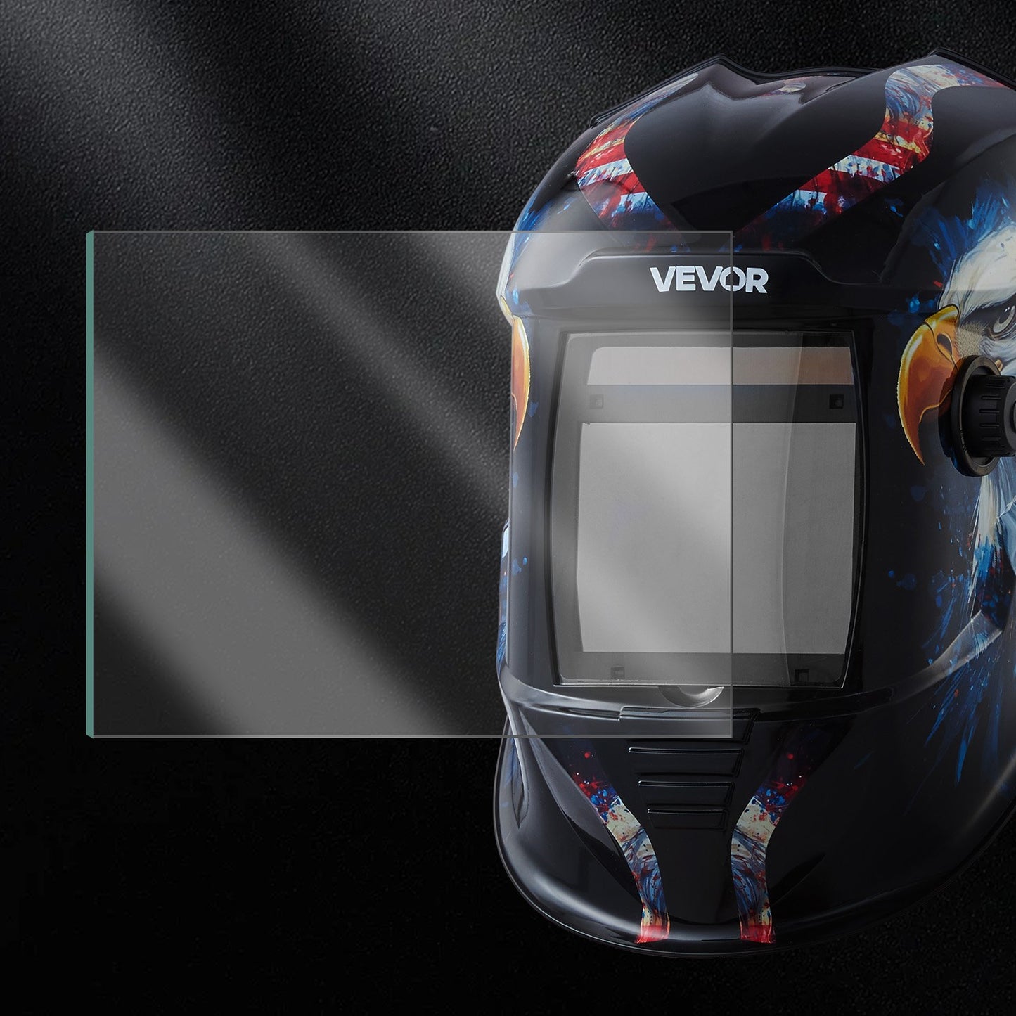 Welding Helmet Outer Cover Lens, 20PCS 4.76" x 4.65" Outside Replacement Lens, Filter Protective Clear Covers Compatible with CRIUS/METIS Series Auto Darkening Welding Helmets