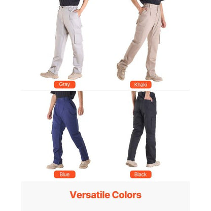 FR-Hose für Herren, flammhemmende Cargohose, mehrere Taschen, Größe XXL, Grau