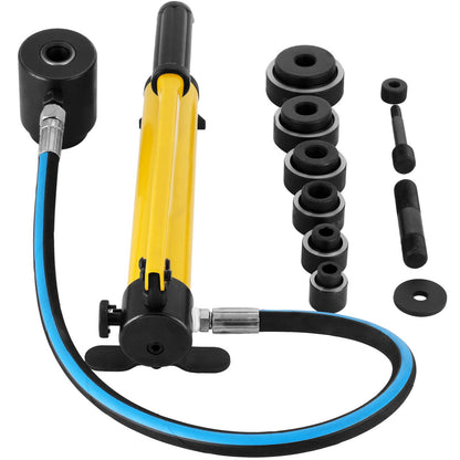 6 Stempel, 10 Tonnen hydraulischer Ausbrechstanzer, 1/2" bis 2" Handwerkzeug-Schneidantriebssatz, Lochsägensatz, Schneidwerkzeugsäge, elektrischer Draht, Metallbohrer