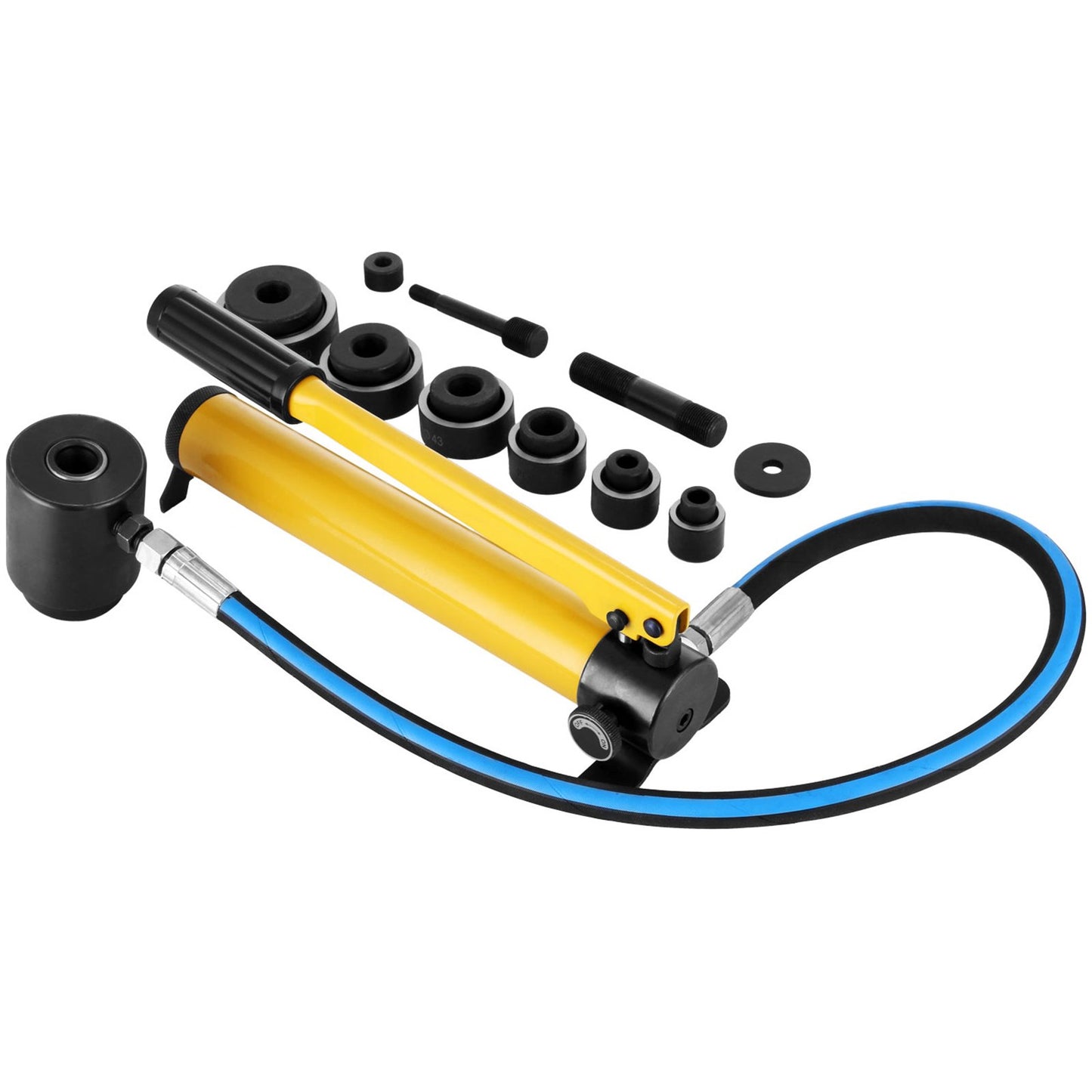 6 Stempel, 10 Tonnen hydraulischer Ausbrechstanzer, 1/2" bis 2" Handwerkzeug-Schneidantriebssatz, Lochsägensatz, Schneidwerkzeugsäge, elektrischer Draht, Metallbohrer