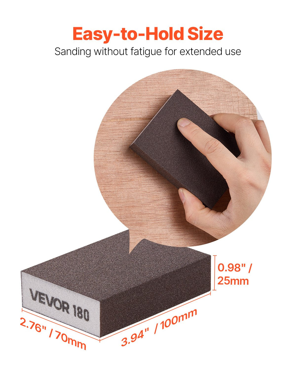 Sanding Sponge, 4 Pcs, 60/80/120/220 Grit Assortment, Washable and Reusable Sanding Blocks for Dry & Wet Use, Coarse to Fine Sandpaper Blocks, for Polishing Drywall Wood Plastic Metal Furniture