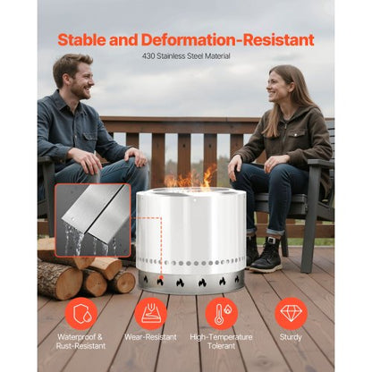 Kaminständer für Kaminofen Solo, Kamin, 68,6 cm, rauchfreier Kaminring