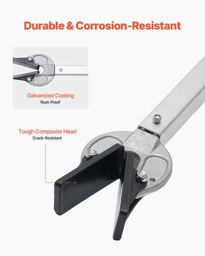 Transom Saver, 23-35 in, Adjustable Boat Transom Saver with Composite Head, Corrosion-Resistant Easy-to-Install Transom Savers for Less Than 100 HP Outboard Motor , Fit for Roller & Trailer