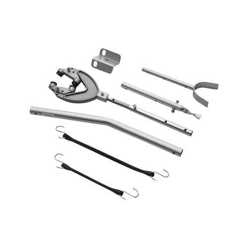 Transom Saver, 26.9-62.2 in, Adjustable Boat Transom Saver with Heavy-Duty Head, Corrosion-Resistant Easy-to-Install Transom Savers for Less Than 150 HP Outboard Motor , Fit for Roller & Trailer