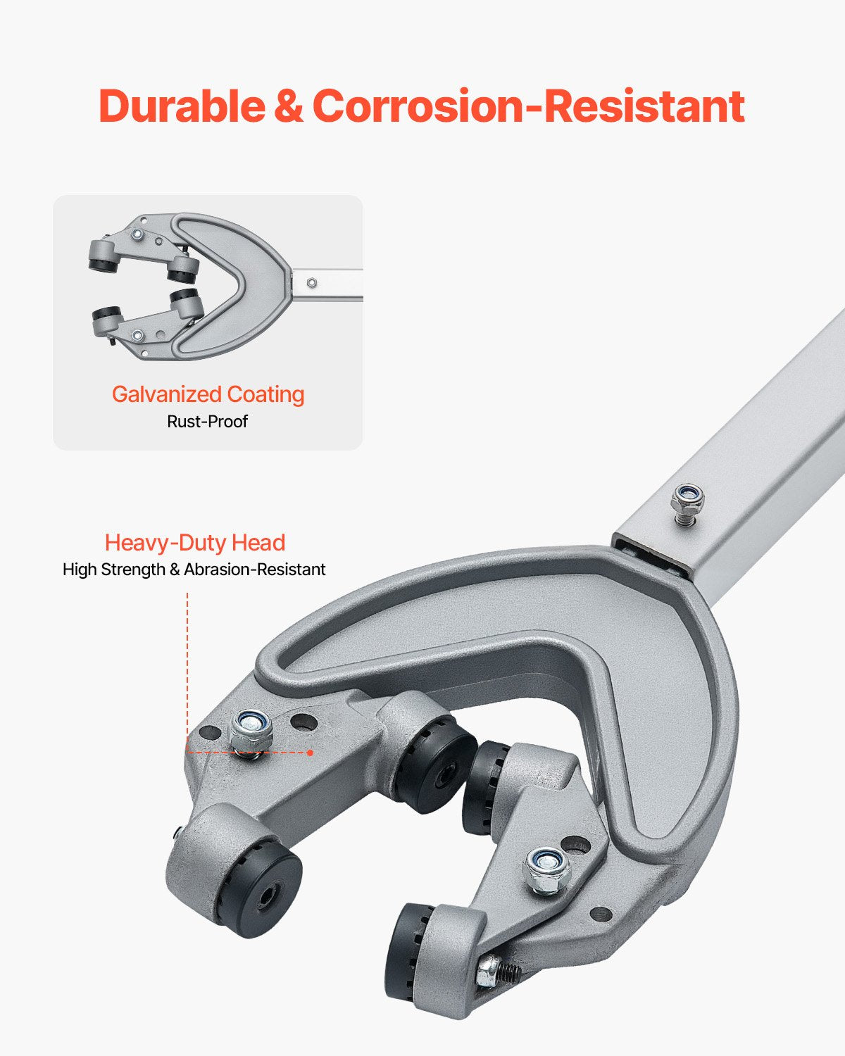 Transom Saver, 24-36 in, Adjustable Boat Transom Saver with Heavy-Duty Head, Corrosion-Resistant Easy-to-Install Transom Savers for Less Than 100 HP Outboard Motor , Fit for Roller & Trailer