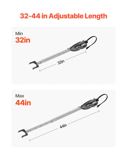 Transom Saver, 32-44 in, Adjustable Boat Transom Saver with Heavy-Duty Head, Corrosion-Resistant Easy-to-Install Transom Savers for Less Than 100 HP Outboard Motor , Fit for Roller & Trailer