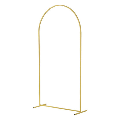 Metal Arch Backdrop Stand Set med 3 stativ med fodralanslutning för bröllop