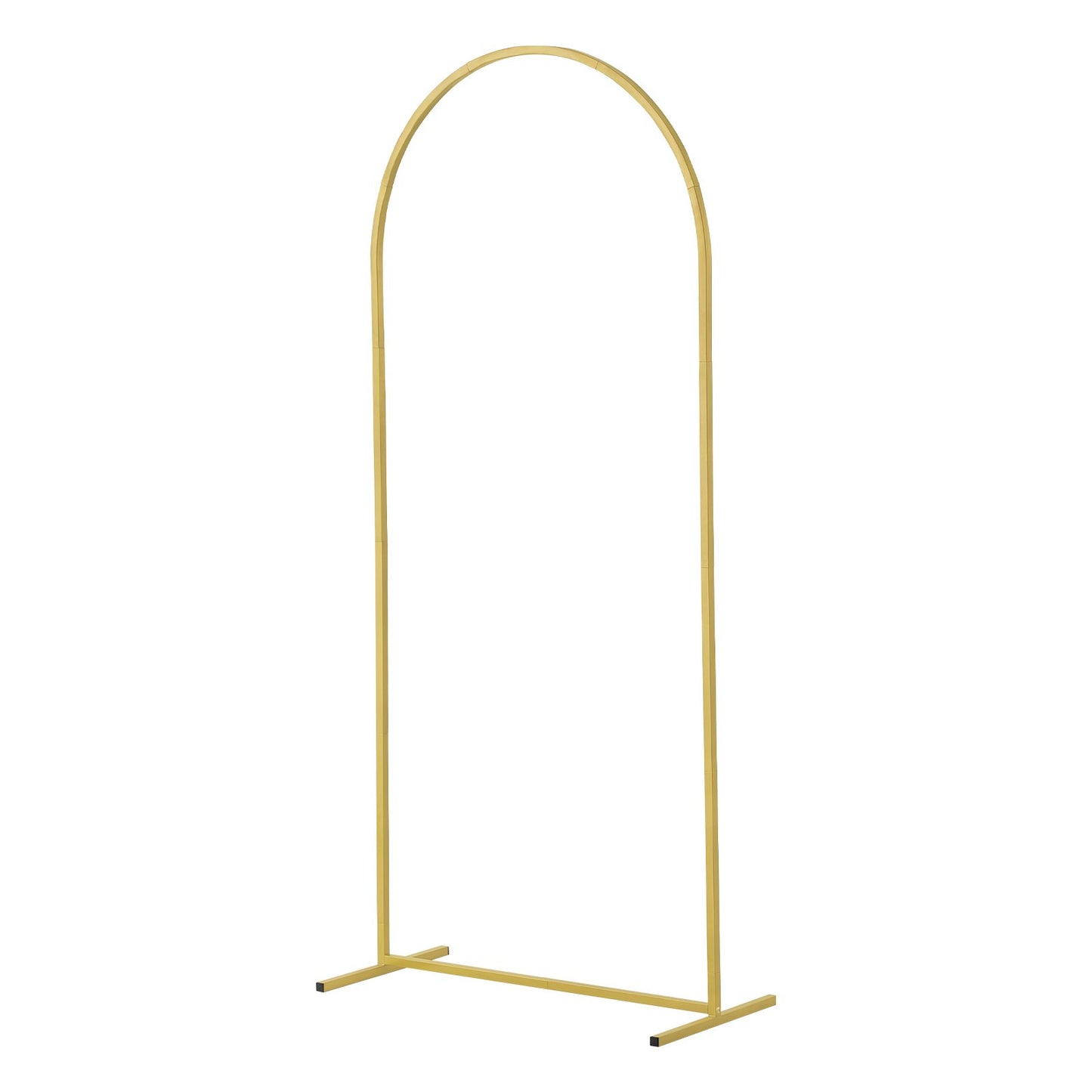 Metal Arch Backdrop Stand Set med 3 stativ med premium gasväv för bröllop