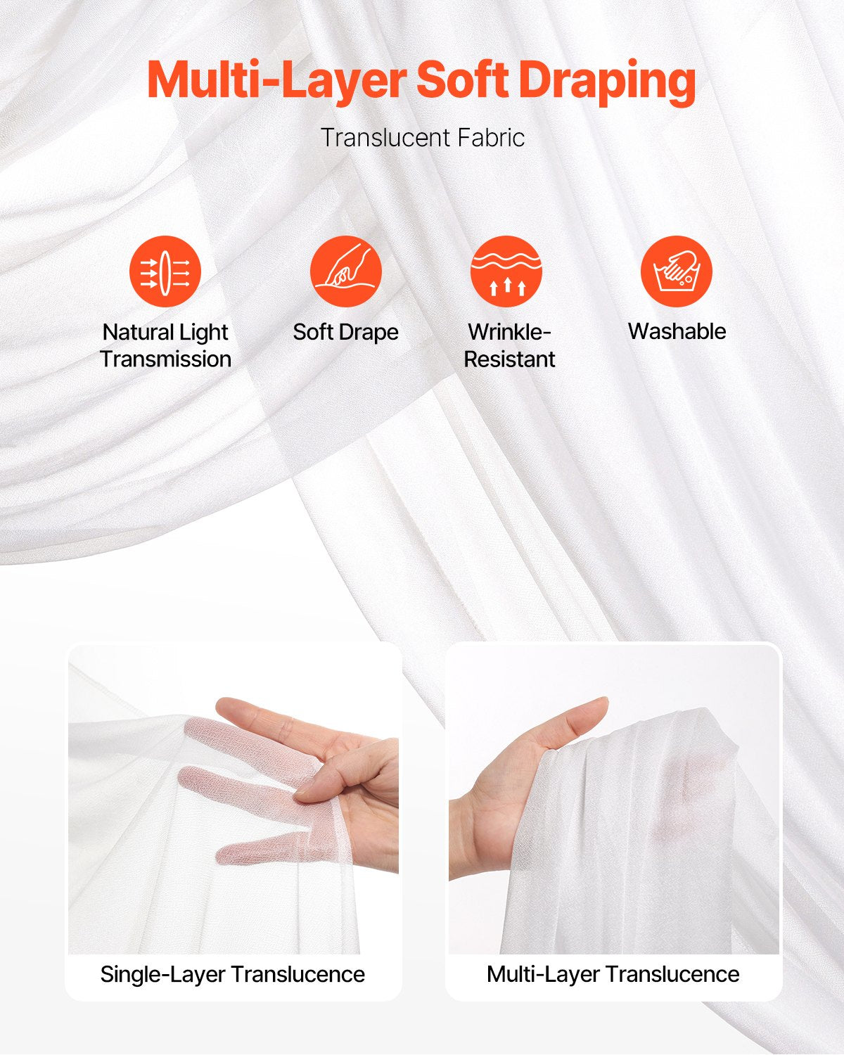 Artificial Wedding Arch Flowers Kit Yellow With 2 Pcs Flowers 1 Pcs Drapes