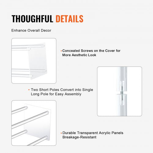 10 Stück 60 cm hoher Blumenständer für Hochzeiten, mit Acryllaminat, geometrischer Mittelstückständer aus Acrylvase, Blumenständer für Event-Empfang auf der T-Bühne, Partydekoration für Zuhause | EU