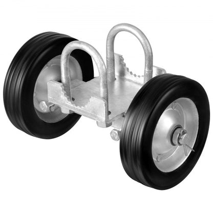 Sliding Gate Kit, 6” Rolling Gate Hardware Kit, Universal Adjustable Sliding Gate Rollers Track Wheels, Heavy Duty Sliding Gate Guide Roller for Sliding Gates and Rolling Door,600lbs Load,Black