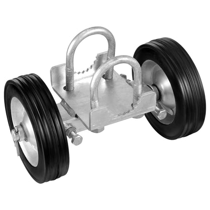 Schiebetor-Bausatz, 6 Zoll, verstellbar, robuste Rollbeschläge, Tragkraft 600 lbs