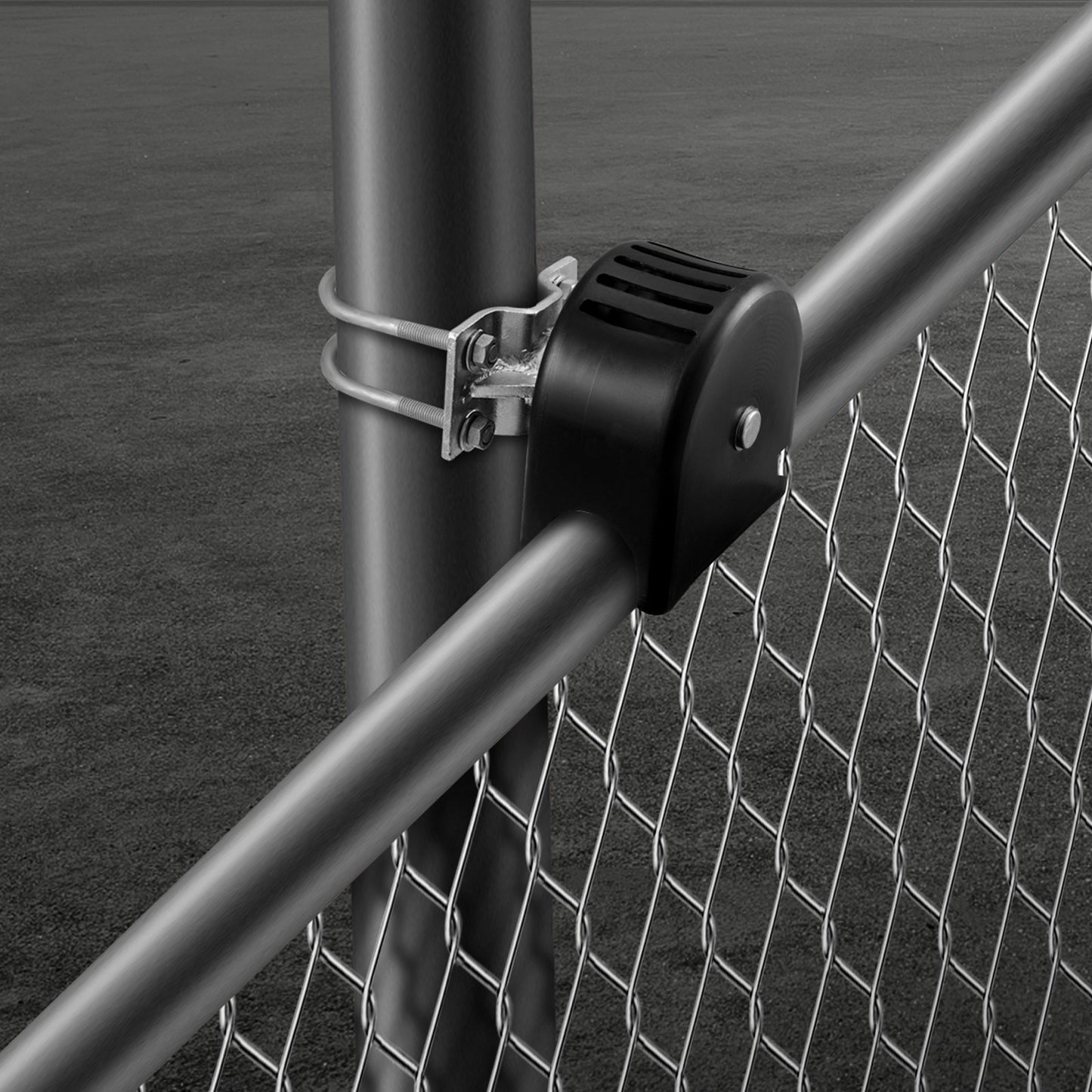 Sliding Gate Kit, Rolling Gate Hardware Kit w/ U-Shaped Wheel Groove for Cantilever Sliding Gates and Rolling Door, Sliding Gate Rollers 4 Track Wheels w/ Cover, Heavy Duty Sliding Roller,Black