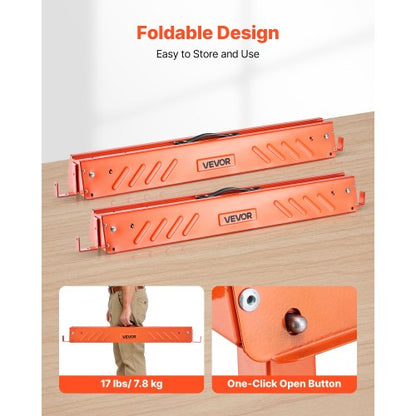 Sägeböcke 2er-Pack Werkbank Heavy Duty 310 kg Kapazität für Holzbearbeitung | EU