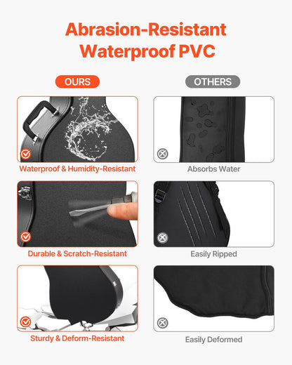 Electric Guitar Hard Case 41.34 in with Lock and Key for LES Paul Guitars