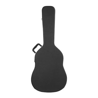 Akustikgitarren-Hartschalenkoffer 110 cm mit Schloss und Schlüsseln für Akustikgitarre