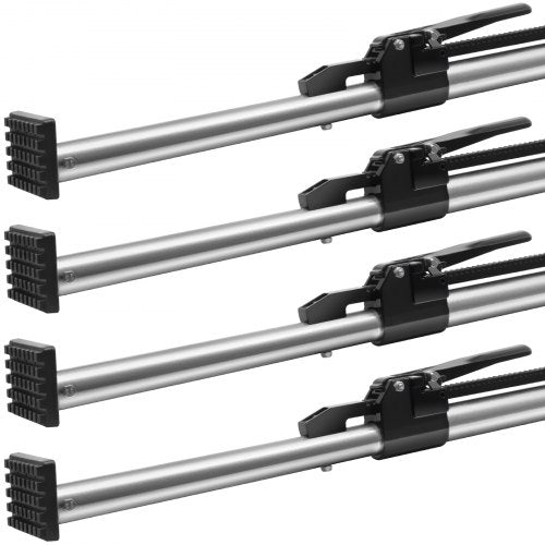 Cargo Bar, Ratcheting Cargo Bar Adjustable from 89" to 104", Heavy-duty Steel Cargo Stabilizer Bar with 309 lbs Capacity, Truck Bed Load Bar for Truck Bed, Trailer, Semi Trailer (4 pcs)