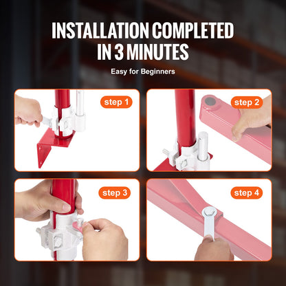 Elektrisk lyftstolpe, 1000 kg Max lastkapacitet, Elektrisk hisshållare, kolstållyftram, ställningsmonterad lyftstolpe, vinschlyftstolpe för lyft, verkstad, garage