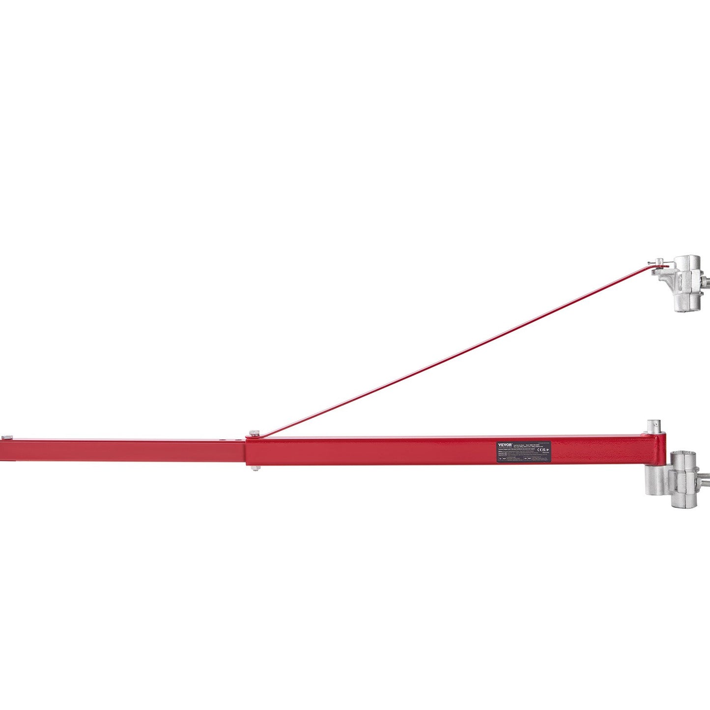 Elektrischer Hebearm, 600 kg Max. Tragkraft, Elektrische Hebevorrichtung Schwenkarm, Stahl-Hubrahmen, 180° schwenkbarer Gerüsthebearm, Windenhebearm zum Heben, Werkstatt, Garage