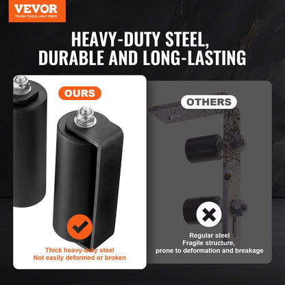 Sliding Gate Kit 6” Rolling Hardware C-typ fäste för Connect Tracks