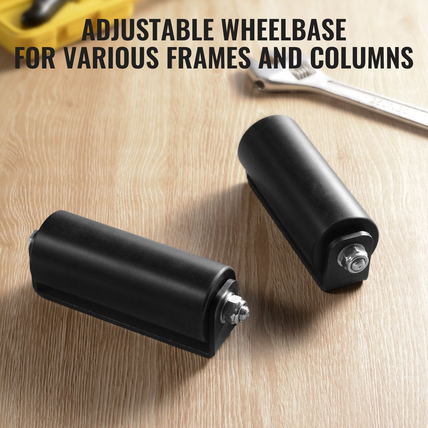 Sliding Gate Kit 6” Rolling Hardware C-typ fäste för Connect Tracks