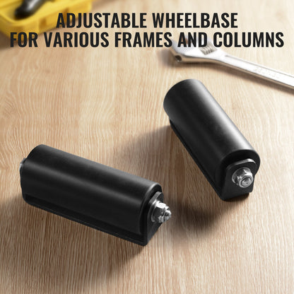 Sliding Gate Kit 6” Rolling Hardware C-typ fäste för Connect Tracks