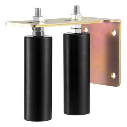 Schiebetor-Set, 6-Zoll-Rollbeschläge mit L-Halterung, verstellbar für die Tür