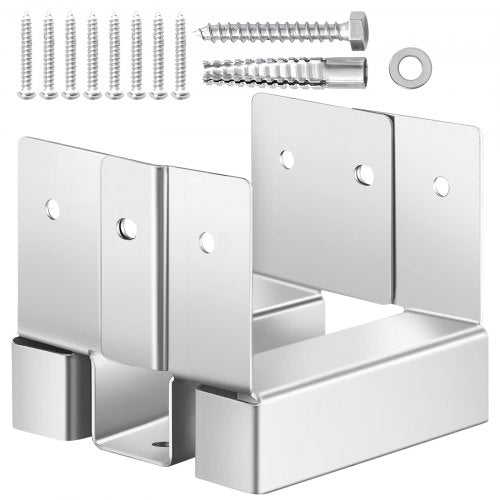 1er-Pack 4x4 Pfostenanker für Beton, Innenmaß 3,53x3,56 Zoll