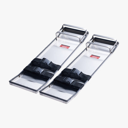 Betong Knäbrädor Rostfritt stål, 28'' x 8'' Betongslider, Knä Brädor för Betong, Betong Knäskydd Par rörliga skjutreglage, med brädband för cement och betong efterbehandling