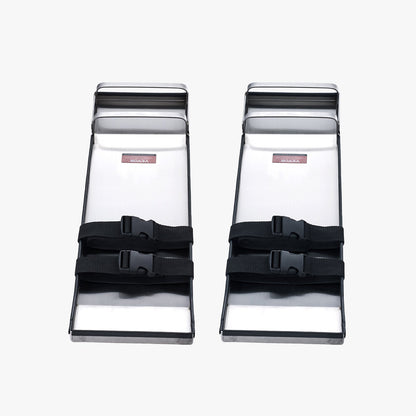 Betong Knäbrädor Rostfritt stål, 28'' x 8'' Betongslider, Knä Brädor för Betong, Betong Knäskydd Par rörliga skjutreglage, med brädband för cement och betong efterbehandling