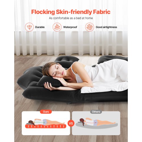 Billuftmadrass Uppblåsbar Bil Camping Resor Sovbädd SUV MPV Sedan |  EU