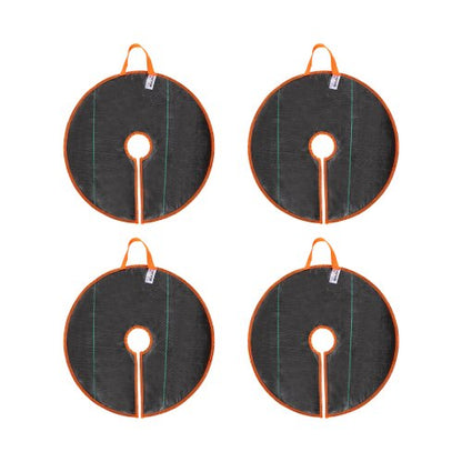 Tree Watering Rings, 4 Packs 10 Gallons Self-Watering Tree Bags, Slow Release Tree Irrigation Bags up to 30 Days, Heavy Duty Automatic Drip System for for Planting Gardening Trees and Shrub