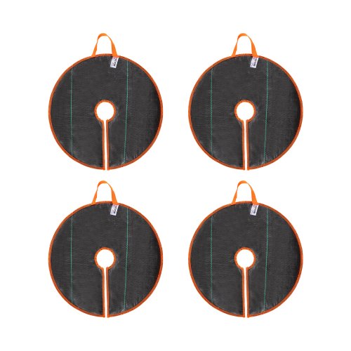 Tree Watering Rings, 4 Packs 10 Gallons Self-Watering Tree Bags, Slow Release Tree Irrigation Bags up to 30 Days, Heavy Duty Automatic Drip System for for Planting Gardening Trees and Shrub