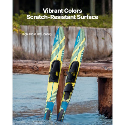 170,2 cm Wasserski-Kombination für Erwachsene Wasserski mit X-9 verstellbarer Bindung | EU