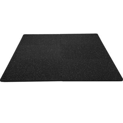 EVA Interlocking Foam Floor Mats, 0.56 in Thickened 6 Pcs Puzzle Rubber Tiles, 24 x 24 in Exercise Floor Mat for Workout & Fitness, Heavy Duty Flooring Mats for Home, Gym, Office-24 Sq Ft