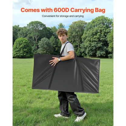 4x60 cm Cornhole Set Portable Wooden Cornhole Game with 8 Bean Bags