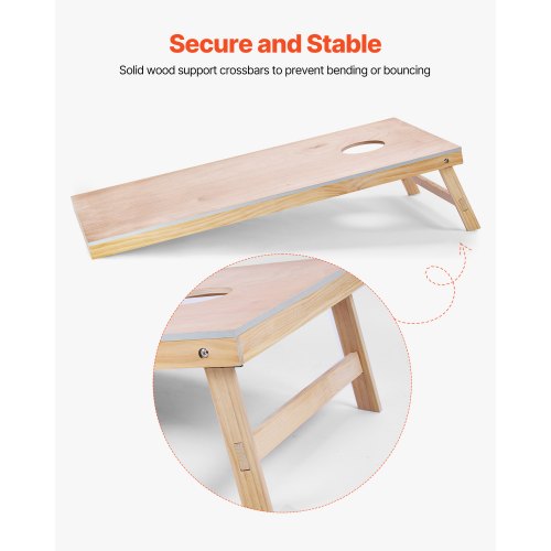 4x60 cm Cornhole Set Tragbares Cornhole-Wurfspielbrett aus Holz mit Tragetasche