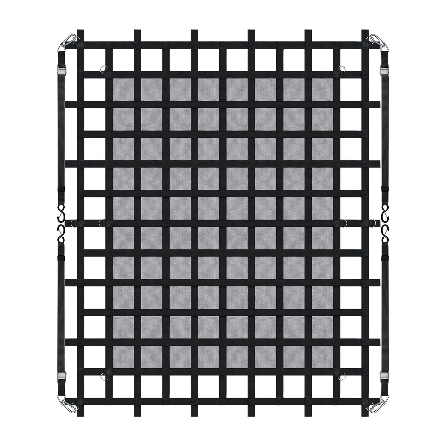 Cargo Net Heavy Duty Cargo Net 96" x 81" Adjustable Buckles and S-Hooks